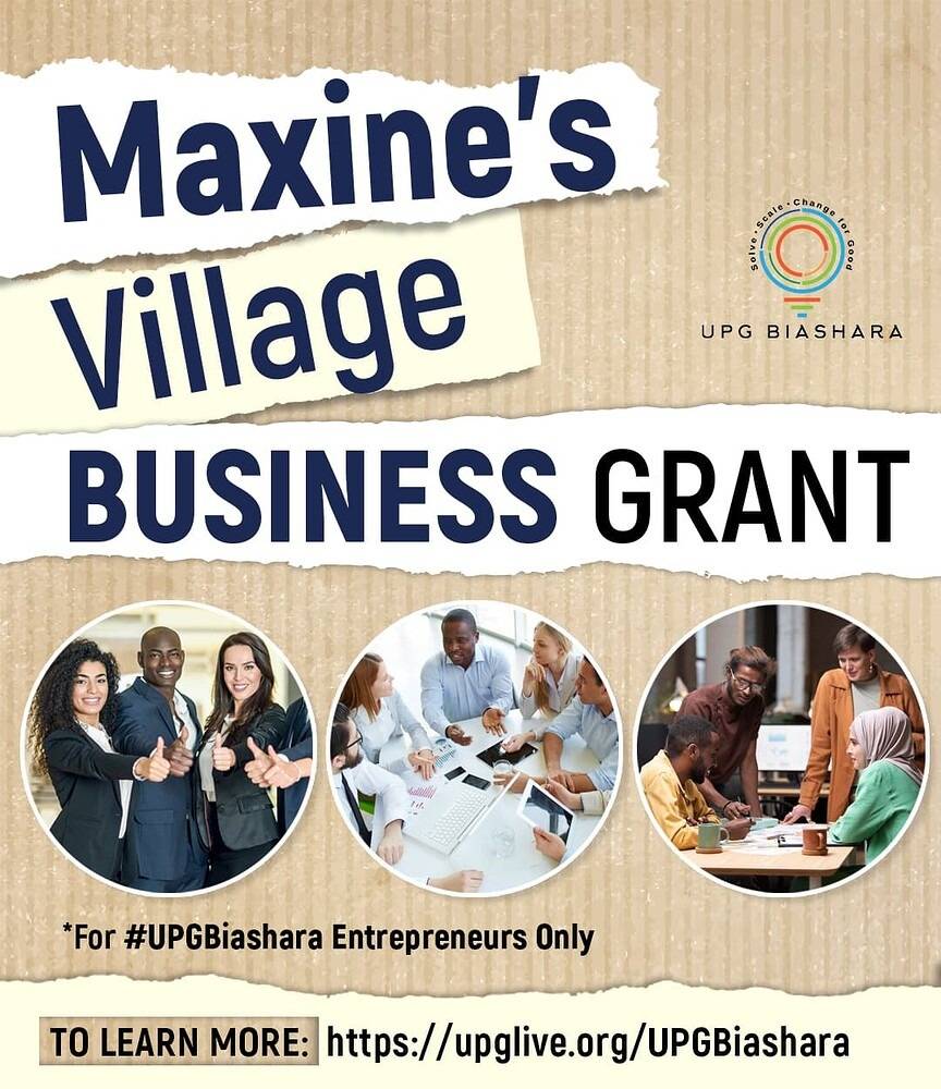 Maxine Village Business Grant Flyer